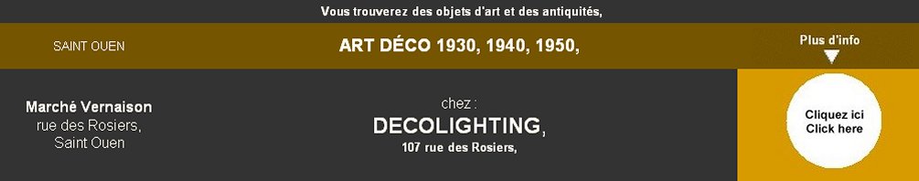 art deco 1930, art deco 1940, art deco 1950, Decolighting,