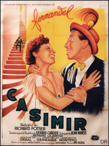 Affiche ancienne, Fernandel dans Casimir